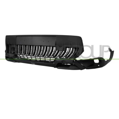 NEUTRO.jpg Paraurti Anteriore Inferiore Nero Goffrato Sede Fendi Tracce Pdc Griglia Centrale Citroen C3 Aircross 2021-2024 16828