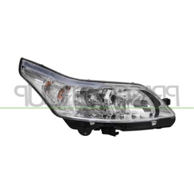DX_SCRITTA_LOGO.jpg Proiettore Destro H1+H7 Elettrico Con Motore Citroen C4 Dal 2004 Al 2008 620653