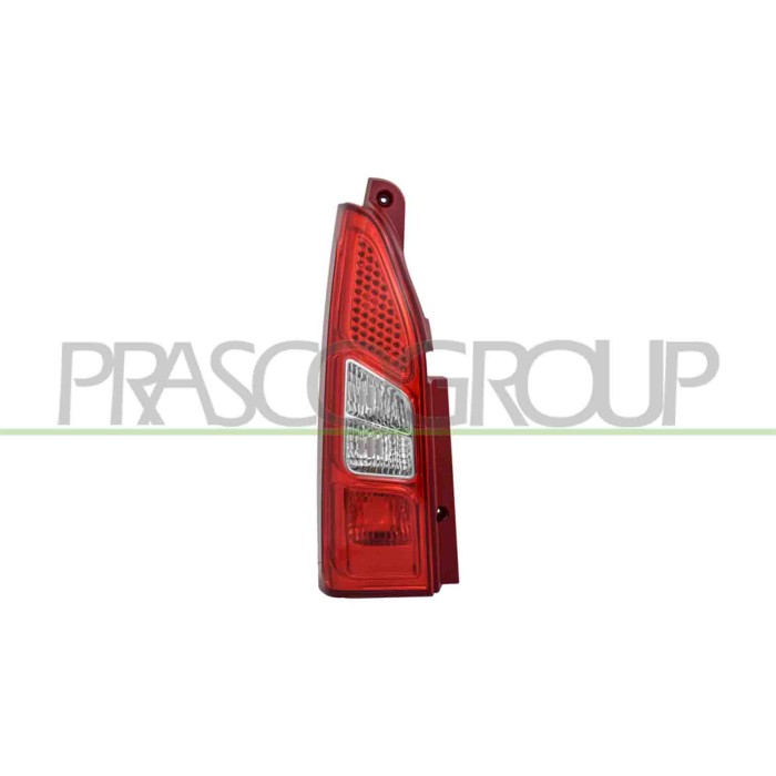 SX_SCRITTA_LOGO.jpg Fanale Posteriore Sinistro Senza Porta Lampada Citroen Berlingo Dal 2008 Al 2011 6350Fh