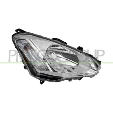 DX_SCRITTA_LOGO.jpg Proiettore Destro H4 Elettrico Con Motore Citroen Berlingo Dal 2012 Al 2015 9806306580