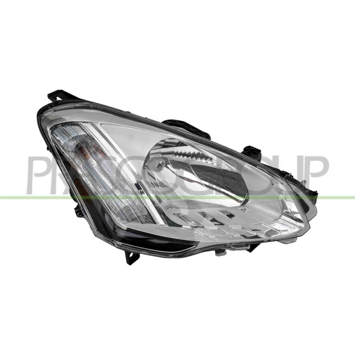 DX_SCRITTA_LOGO.jpg Proiettore Destro H4 Elettrico Con Motore Citroen Berlingo Dal 2012 Al 2015 9806306580