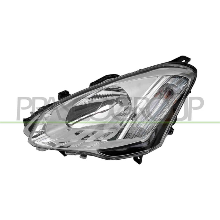 SX_SCRITTA_LOGO.jpg Proiettore Sinistro H4 Elettrico Con Motore Citroen Berlingo Dal 2012 Al 2015 9806306180