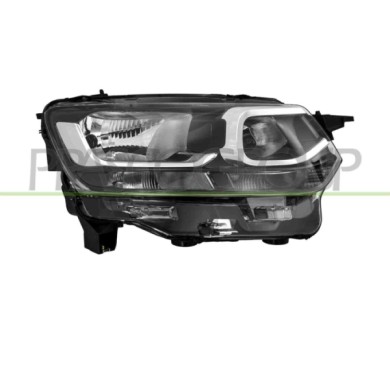 DX_SCRITTA_LOGO.jpg Proiettore Destro H7+H1 Superiore Elettrico Con Motore Citroen Berlingo Dal 2018 9816824780