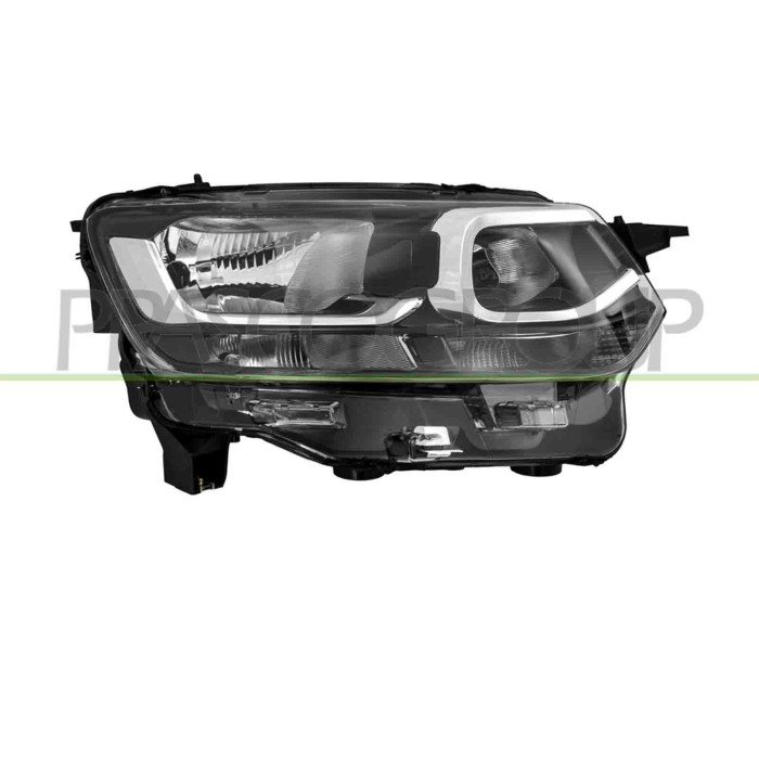 DX_SCRITTA_LOGO.jpg Proiettore Destro H7+H1 Superiore Elettrico Con Motore Citroen Berlingo Dal 2018 9816824780