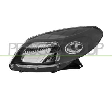 SX_SCRITTA_LOGO.jpg Proiettore Sinistro H4 Elettrico Senza Motore Nero Dacia Sandero Stepway Dal 2009 Al 2012 260602914R
