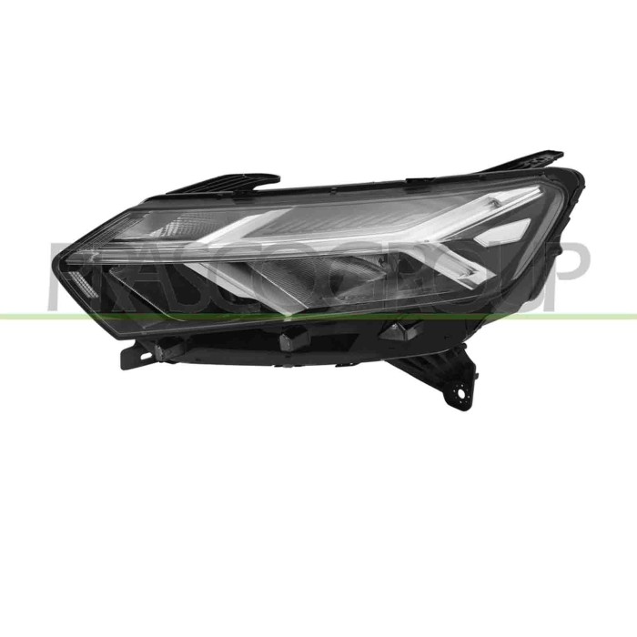 SX_SCRITTA_LOGO.jpg Proiettore Sinistro H7 Elettrico Con Motore Con Luce Diurna Con Profilo Cromato Led Dacia Sandero Dal 2020 2