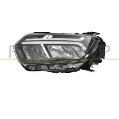 SX_SCRITTA_LOGO.jpg Proiettore Sinistro H1 Elettrico Con Motore Con Bordo Cromato Led Dacia Duster Dal 2021 260602515R
