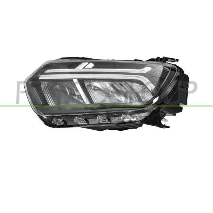 SX_SCRITTA_LOGO.jpg Proiettore Sinistro H1 Elettrico Con Motore Con Bordo Cromato Led Dacia Duster Dal 2021 260602515R
