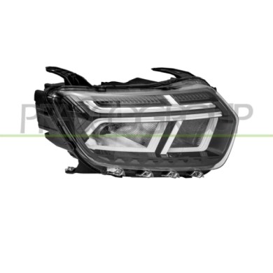 DX_SCRITTA_LOGO.jpg Proiettore Destro H1 Elettrico Con Motore Con Bordo Bianco Led Dacia Duster Dal 2021 260106194R