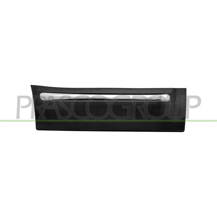 DX_SCRITTA_LOGO.jpg Modanatura Porta Posteriore Destra Nera Con Profilo Cromato Nissan Qashqai (J10) Dal 2006 Al 2010 82870-Je20