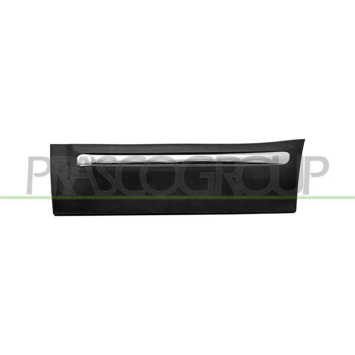 SX_SCRITTA_LOGO.jpg Modanatura Porta Posteriore Sinistra Nera Con Profilo Cromato Nissan Qashqai (J10) Dal 2006 Al 2010 82871-Je