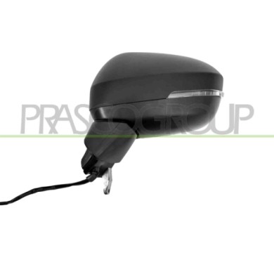 SX_SCRITTA_LOGO.jpg Retrovisore Sinistro Elettrico Con Primer Termico Con Fanale Con Blis Convesso 9 Pins Nissan Qashqai (J12) D