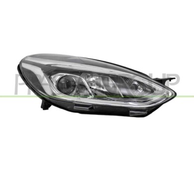 DX_SCRITTA_LOGO.jpg Proiettore Destro H7+H1 Elettrico Con Motore Con Luce Diurna Cromato Led Ford Fiesta Mk Vii Dal 2017 Al 2021