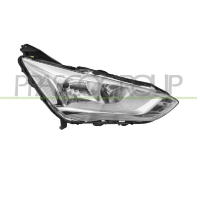 DX_SCRITTA_LOGO.jpg Proiettore Destro H7+H1 Elettrico Con Motore Senza Centralina Con Luce Diurna Led Versione Valeo Ford C-Max 