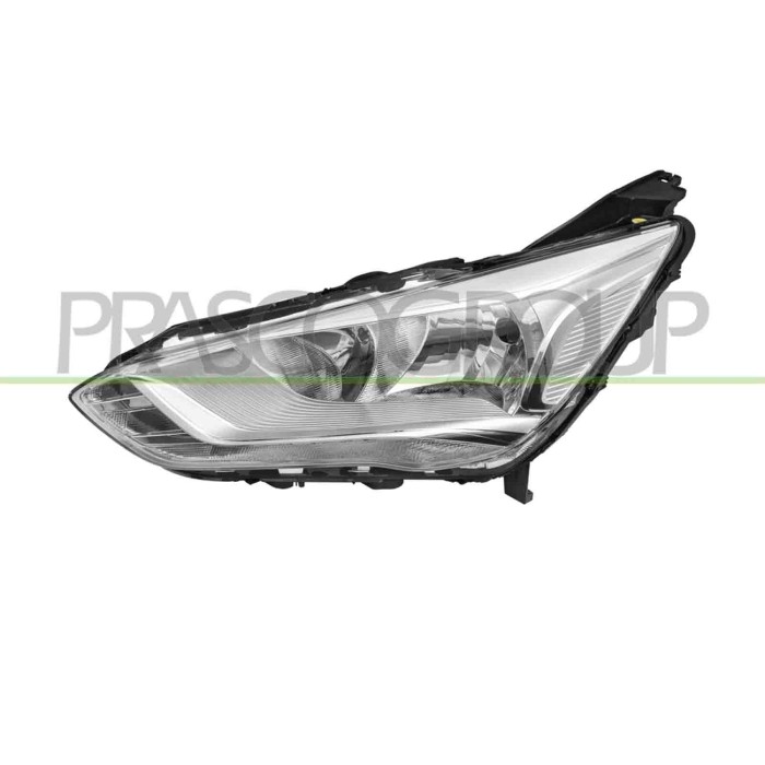 SX_SCRITTA_LOGO.jpg Proiettore Sinistro H7+H1 Elettrico Con Motore Senza Centralina Con Luce Diurna Led Versione Valeo Ford C-Ma