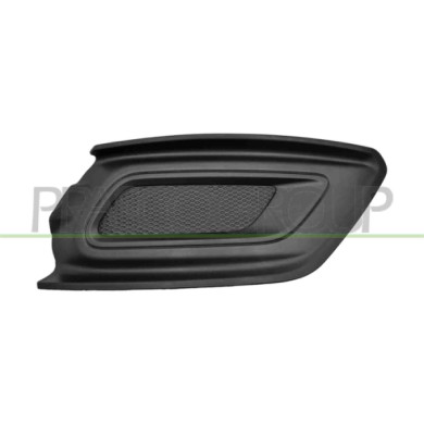 DX_SCRITTA_LOGO.jpg Griglia Destra Paraurti Anteriore Nera Goffrata Senza Sede Fendinebbia Ford Transit/Tourneo Custom (Ttf) Dal