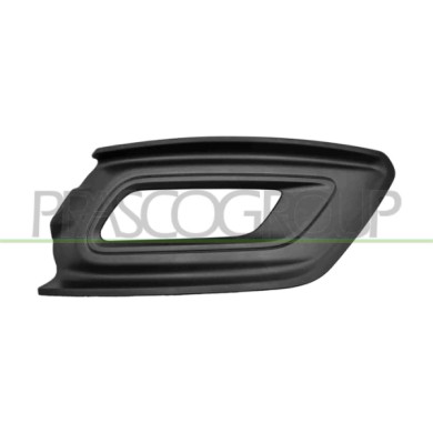 DX_SCRITTA_LOGO.jpg Griglia Destra Paraurti Anteriore Nera Goffrata Con Sede Fendinebbia Ford Transit/Tourneo Custom (Ttf) Dal 2