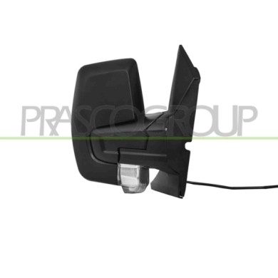 DX_SCRITTA_LOGO.jpg Retrovisore Destro Manuale Nero Con Fanale Convesso 2 Pins Ford Transit/Tourneo Custom (Ttf) Dal 2018 252485
