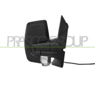 DX_SCRITTA_LOGO.jpg Retrovisore Destro Manuale Nero Con Fanale Convesso 2 Pins Ford Transit/Tourneo Custom (Ttf) Dal 2018 252485