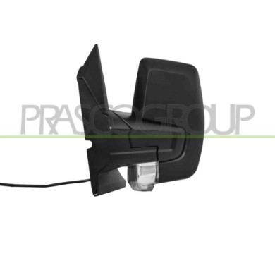 SX_SCRITTA_LOGO.jpg Retrovisore Sinistro Manuale Nero Con Fanale Convesso 2 Pins Ford Transit/Tourneo Custom (Ttf) Dal 2018 2174