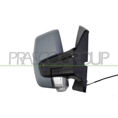 DX_SCRITTA_LOGO.jpg Retrovisore Destro Elettrico Con Primer Termico Con Fanale Convesso 6 Pins Ford Transit/Tourneo Custom (Ttf)