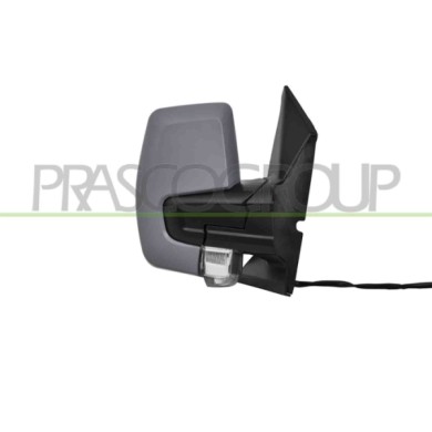 DX_SCRITTA_LOGO.jpg Retrovisore Destro Elettrico Con Primer Termico Con Fanale Con Blis Convesso 8 Pins Ford Transit/Tourneo Cus