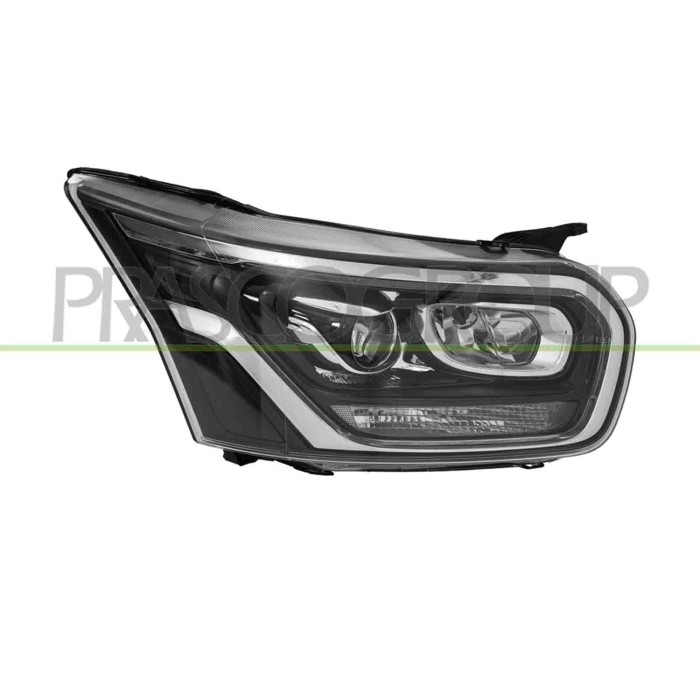 DX_SCRITTA_LOGO.jpg Proiettore Destro Xenon D5S Elettrico Con Motore Con Luce Diurna Led Ford Transit Dal 2019 2382912