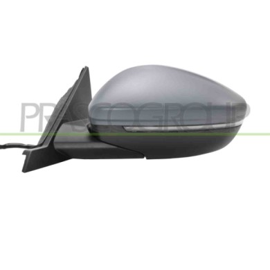 SX_SCRITTA_LOGO.jpg Retrovisore Sinistro Elettrico Con Primer Termico Con Fanale Convesso 6 Pins Fiat 600 Dal 2023 735787924