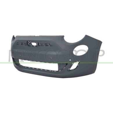 NEUTRO.jpg Paraurti Anteriore Con Primer Con Tappo Coprigancio Con 6 Fori Pdc+Supporti Fiat 500 Ev (332) Dal 2020 735743308