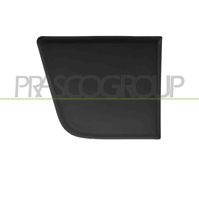 DX_SCRITTA_LOGO.jpg Modanatura Parafango Posteriore Destro Parte Anteriore Nera Goffrata Con Clips Fiat Ducato Dal 2006 Al 2014 