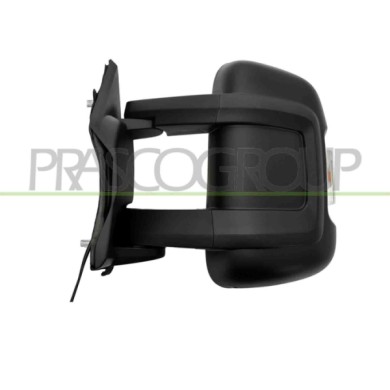 SX_SCRITTA_LOGO.jpg Retrovisore Sinistro Manuale Nero Con Fanale Arancio Convesso Braccio Medio 2 Pins Citroen Jumper Dal 2006 A