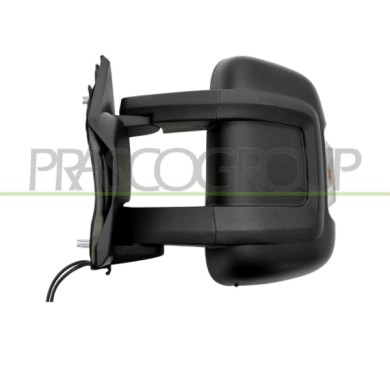SX_SCRITTA_LOGO.jpg Retrovisore Sinistro Manuale Nero Con Fanale Arancio Con Sonda Convesso Braccio Medio 4 Pins Citroen Jumper 