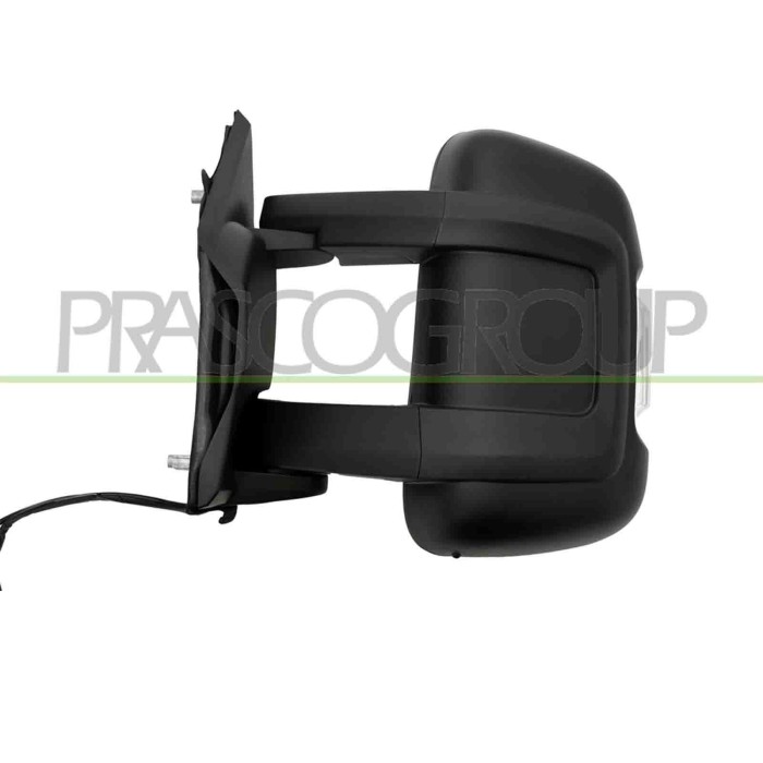 SX_SCRITTA_LOGO.jpg Retrovisore Sinistro Elettrico Nero Termico Fanale Bianco Sonda Braccio Medio 10 Pins Citroen Jumper 2006-20