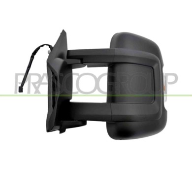 SX_SCRITTA_LOGO.jpg Retrovisore Sinistro Elettrico Nero Termico Con Fanale Arancio Convesso Braccio Medio 8 Pins Citroen Jumper 