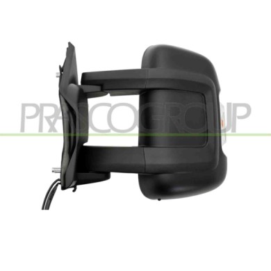 SX_SCRITTA_LOGO.jpg Retrovisore Sinistro Elettrico Nero Termico Fanale Arancio Sonda Braccio Medio 8 Pins Citroen Jumper 2006-20