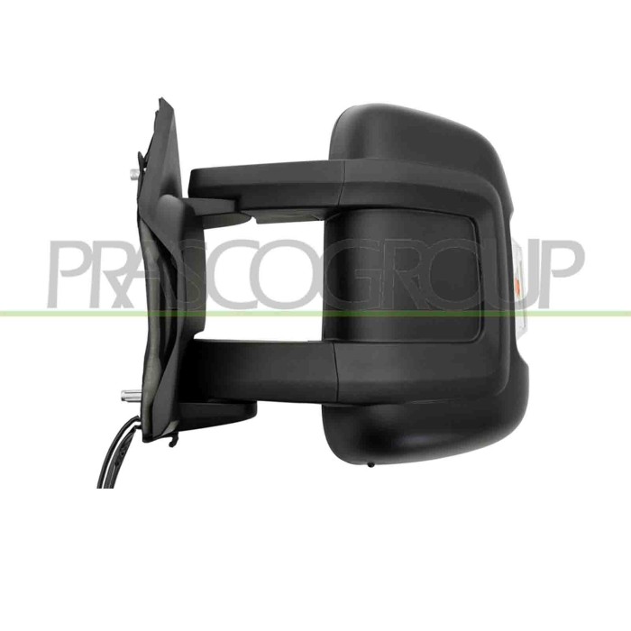 SX_SCRITTA_LOGO.jpg Retrovisore Sinistro Elettrico Nero Termico Fanale Arancio Sonda Braccio Medio 8 Pins Citroen Jumper 2006-20