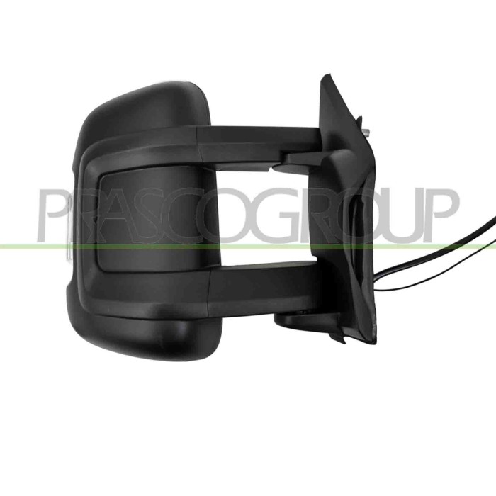 DX_SCRITTA_LOGO.jpg Retrovisore Destro Elettrico Termico Fanale Lampadina 5W Braccio Medio 9 Pins Citroen Jumper 2006-2014 16136