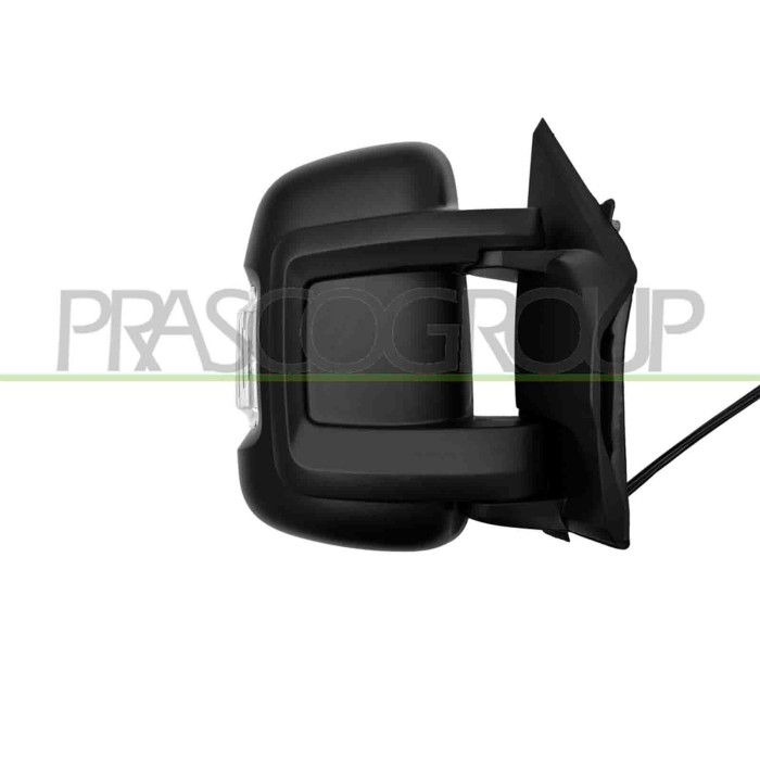 DX_SCRITTA_LOGO.jpg Retrovisore Destro Elettrico Termico Chiudibile Fanale Lampadina 5W Braccio Corto 10 Pins Citroen Jumper 200