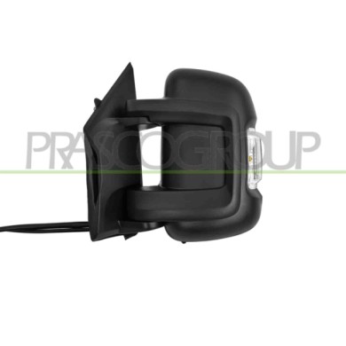 SX_SCRITTA_LOGO.jpg Retrovisore Sinistro Elettrico Termico Chiudibile Fanale Lampadina 16W Blis Braccio Corto 14 Pin Citroen Jum