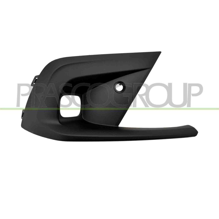 DX_SCRITTA_LOGO.jpg Griglia Destra Paraurti Anteriore Nera Goffrata Con Sede Fendi Con Foro Pdc+Supporto Honda Civic 5 Porte 202