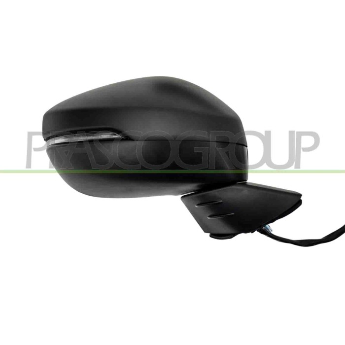DX_SCRITTA_LOGO.jpg Retrovisore Destro Elettrico Primer Termico Chiudibile Con Fanale Blis Convesso 9 Pins Honda Civic 5 Porte 2
