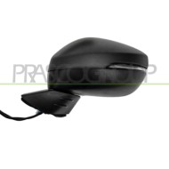 SX_SCRITTA_LOGO.jpg Retrovisore Sinistro Elettrico Primer Termico Chiudibile Con Fanale Blis Asferico 10 Pins Honda Civic 5 Port