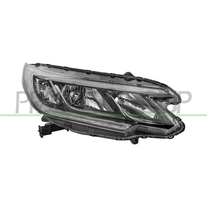 DX_SCRITTA_LOGO.jpg Proiettore Destro H11+Hb3 Elettrico Con Motore Con Luce Diurna Led Honda Cr-V Dal 2015 Al 2018 33100T1Gg71
