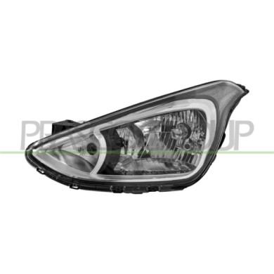 SX_SCRITTA_LOGO.jpg Proiettore Sinistro H4+H7 Elettrico Con Motore Hyundai I10 (Ia) Dal 2013 Al 2016 92101B9300