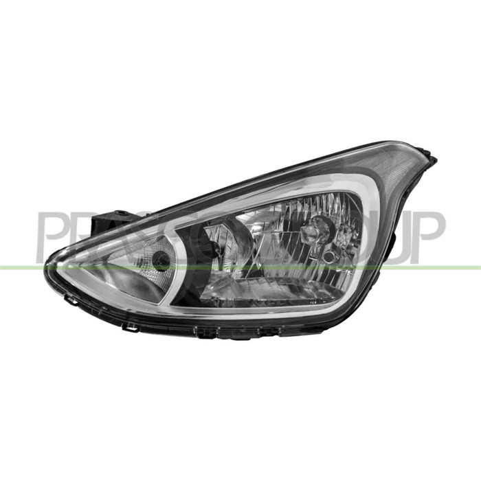 SX_SCRITTA_LOGO.jpg Proiettore Sinistro H4+H7 Elettrico Con Motore Hyundai I10 (Ia) Dal 2013 Al 2016 92101B9300