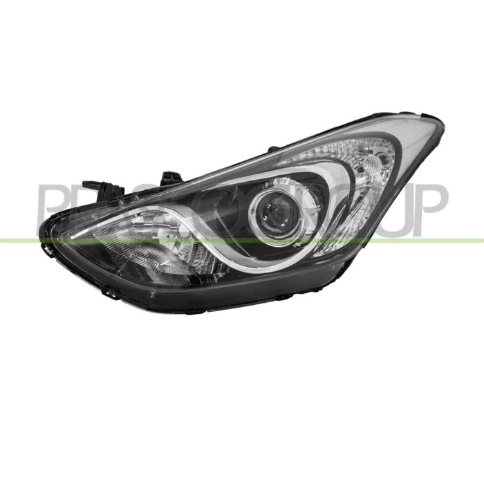 SX_SCRITTA_LOGO.jpg Proiettore Sinistro H7+H7 Elettrico Con Motore Hyundai I30 Dal 2012 Al 2016 92101A6080