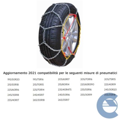 149919-large_default.jpg Mcs Melchioni Ca9110 Catene Da Neve Omologate 9 Mm Cricchetto Incluso