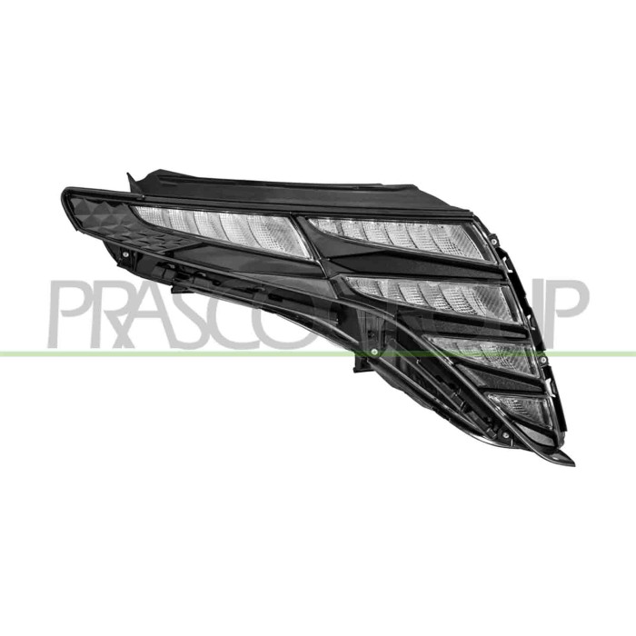 DX_SCRITTA_LOGO.jpg Luce Diurna Destra Con Porta Lampada Bianca Led Versione Mobis Hyundai Tucson (Nx4) Dal 2021 Al 2024 92208-N