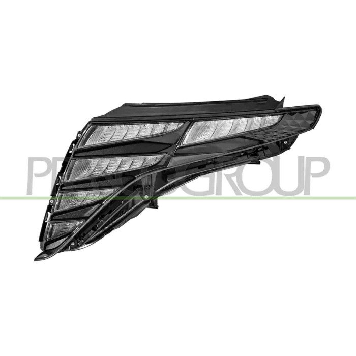 SX_SCRITTA_LOGO.jpg Luce Diurna Sinistra Con Porta Lampada Bianca Led Versione Mobis Hyundai Tucson (Nx4) Dal 2021 Al 2024 92207