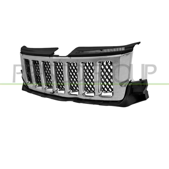 NEUTRO.jpg Griglia Radiatore Nera Con Modanatura Cromata Jeep Grand Cherokee (Wk2) Dal 2011 Al 2013 K57010708Ae